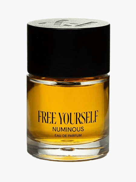 Free Yourself Numinous Eau de Parfum in branded component on a light gray background