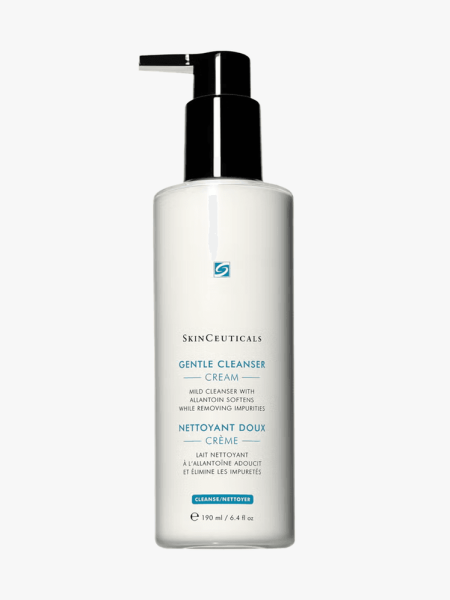 SkinCeuticals Gentle Cleanser in branded bottle component on a light gray background