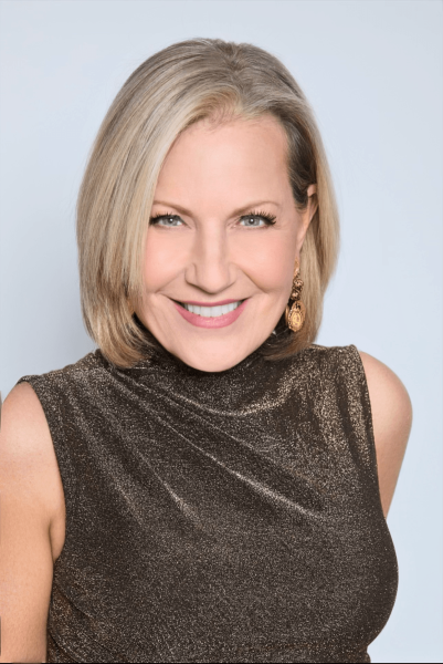 A headshot of Allure magazine's former publisher Nancy Berger.